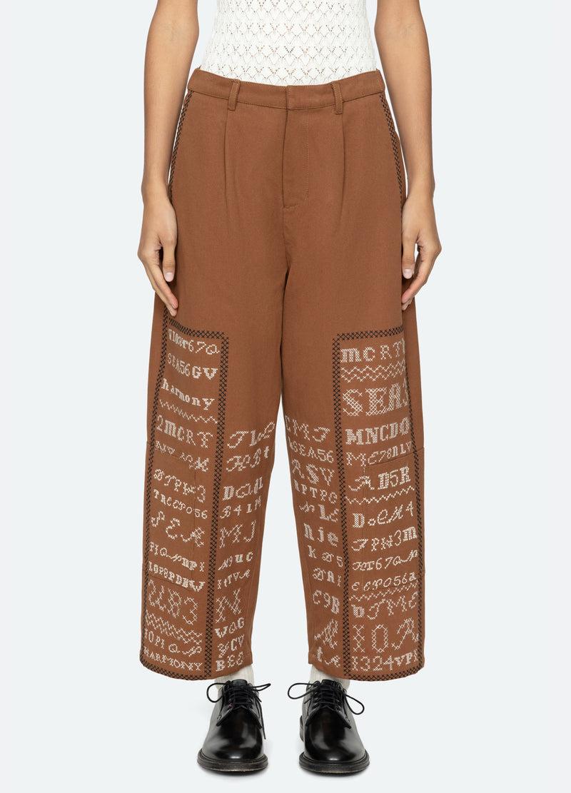 sea new york Kit Pants Cognac