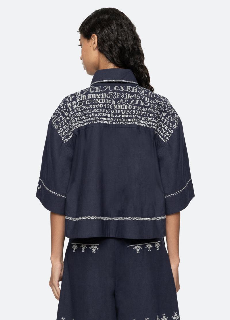 Sea New York Kit Top Navy