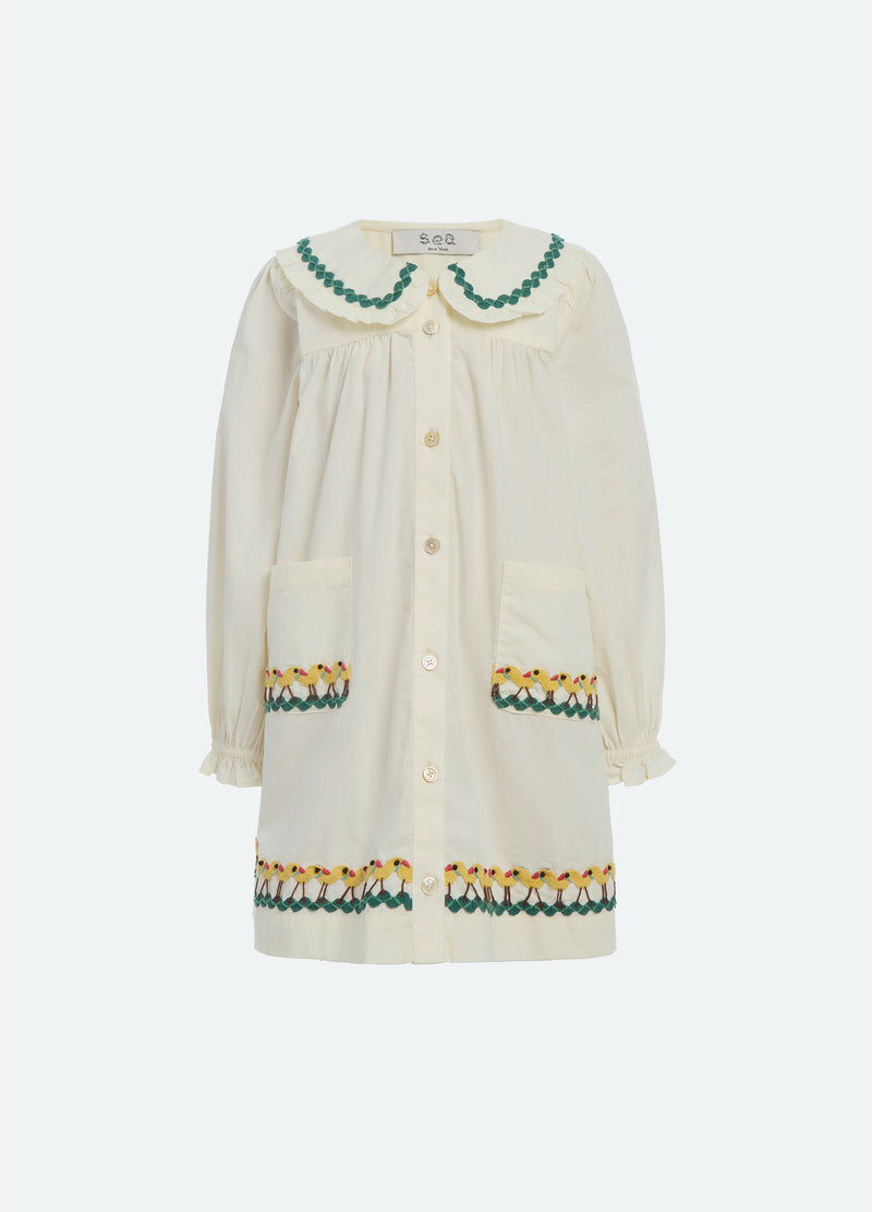sea new york Larson Kids Dress Cream