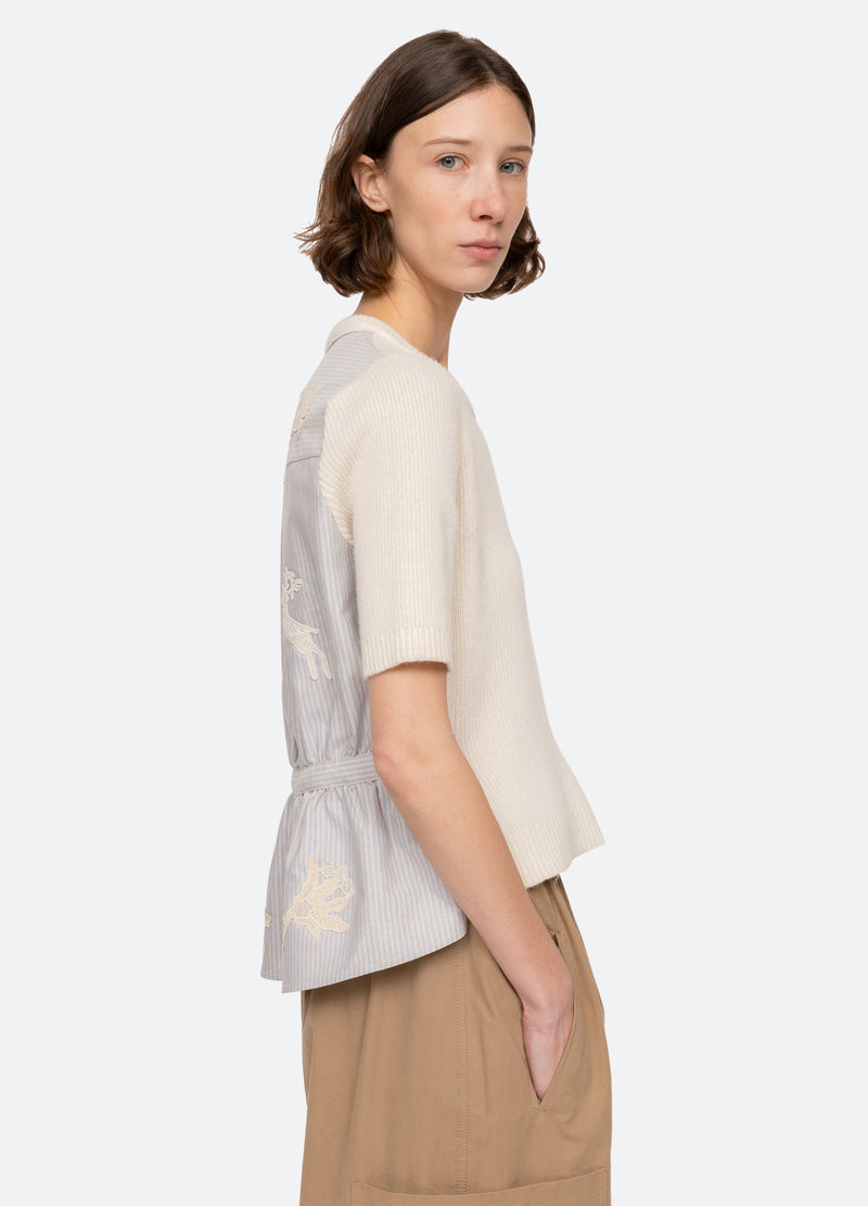 Sea New York Lavinia Sweater Cream