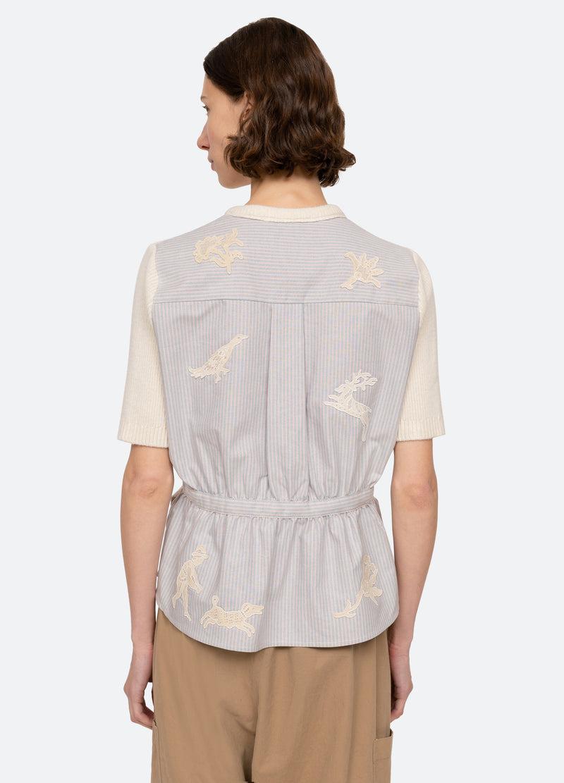 Sea New York Lavinia Sweater Cream