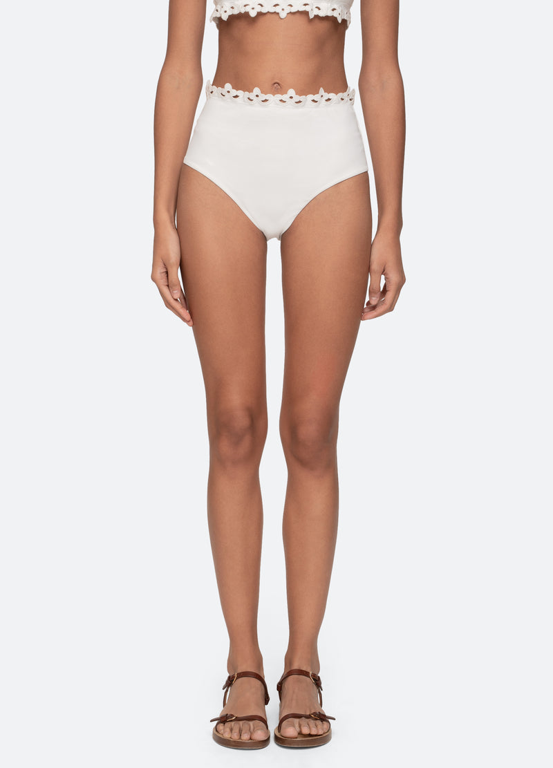 sea new york Leila Bikini Bottom White