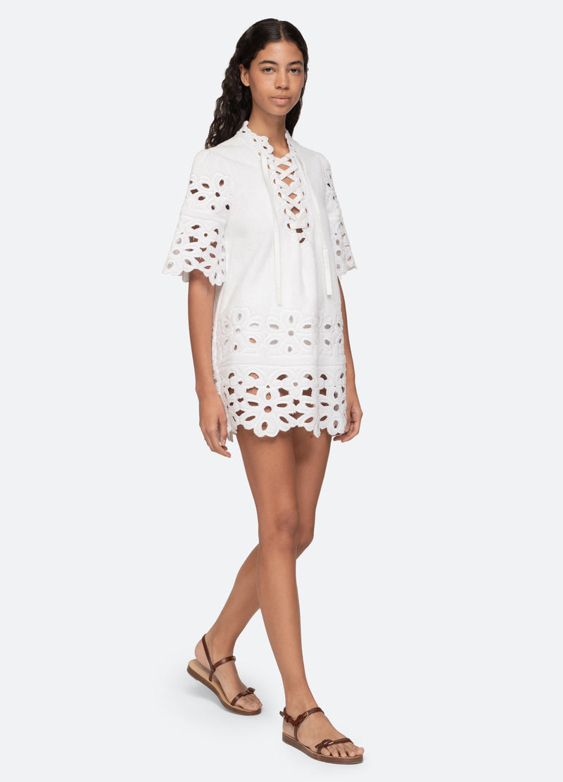 sea new york Leila Coverup White