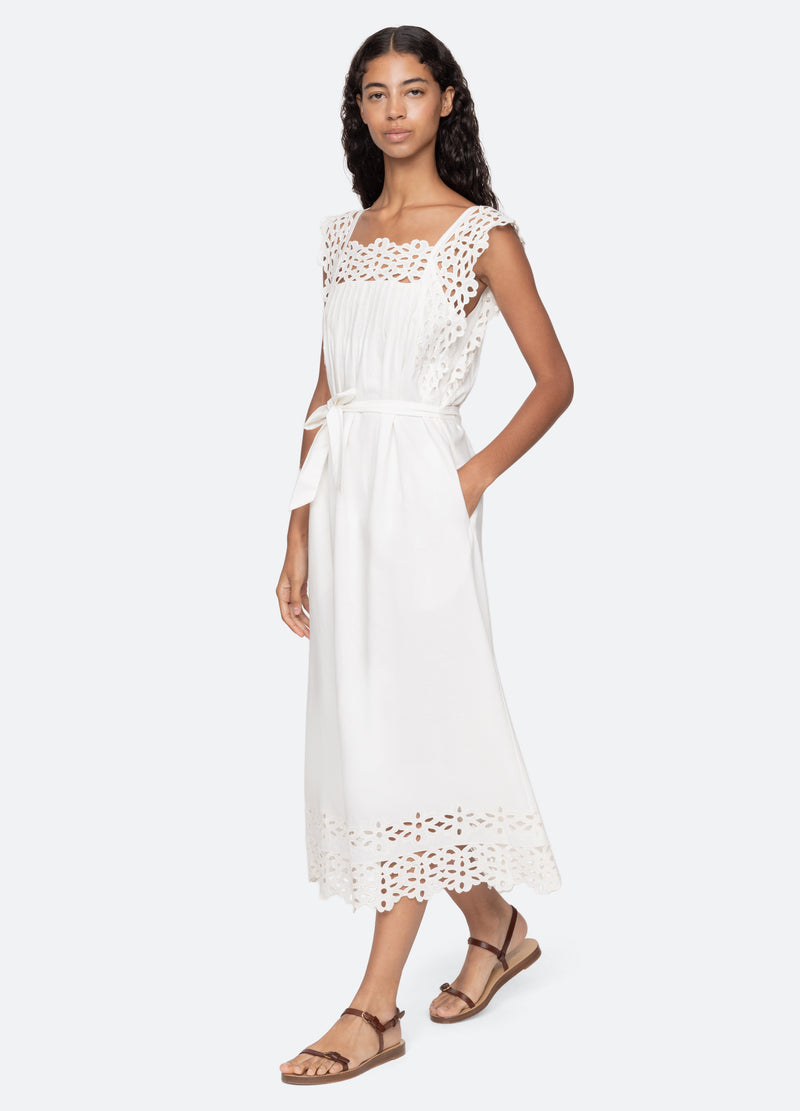 sea new york Leila Dress White