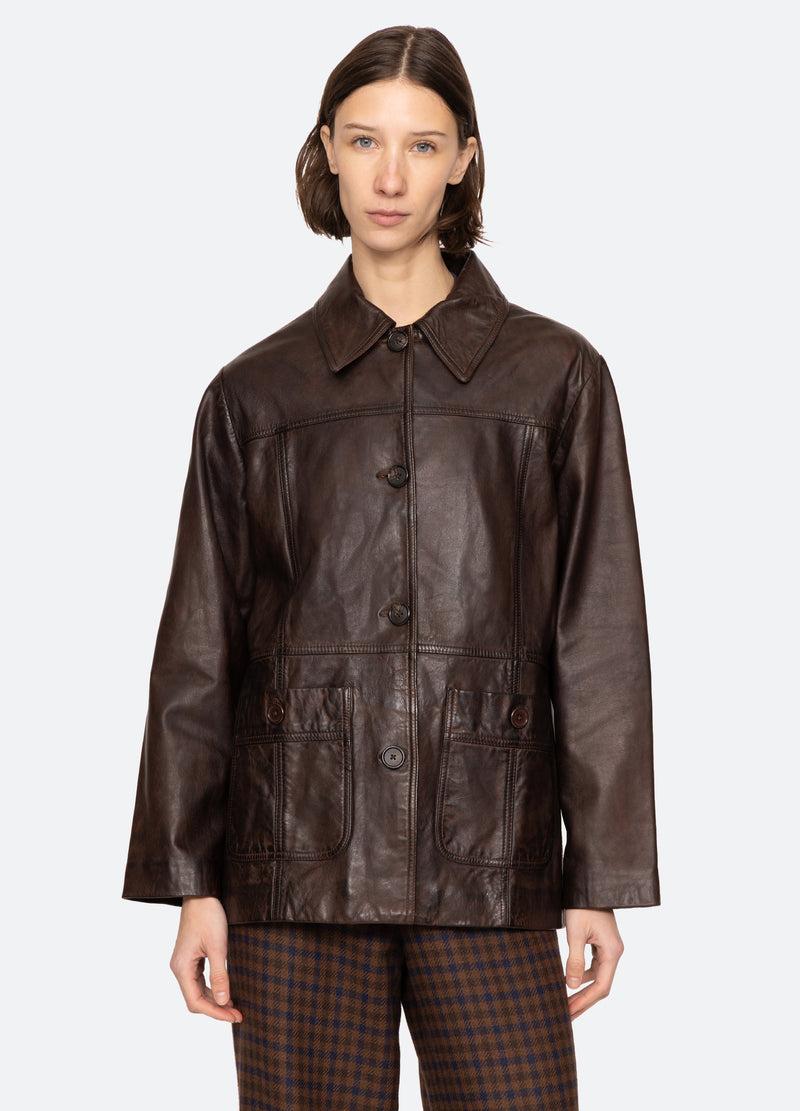 sea new york Lenoir Jacket Chocolate