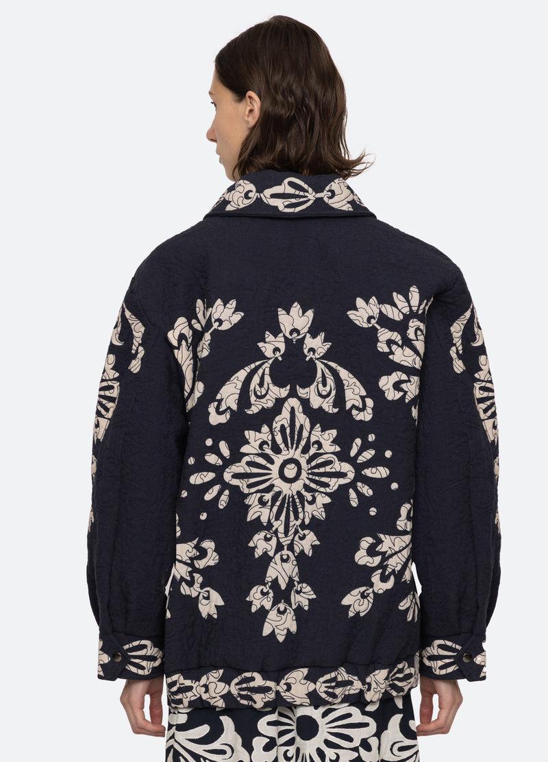 Sea New York Liliana Quilted Jacket Navy