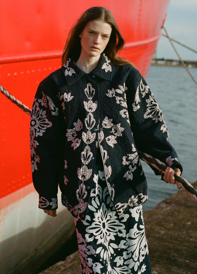 sea new york Liliana Quilted Jacket Navy