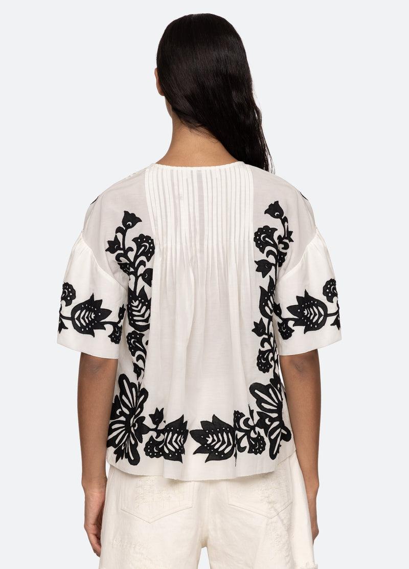 Sea New York Liliana S/S Top Black