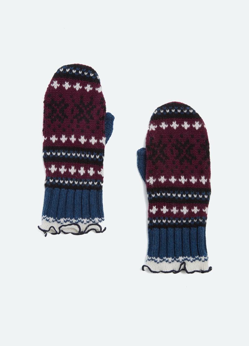 Sea New York Linea Mittens Burgundy