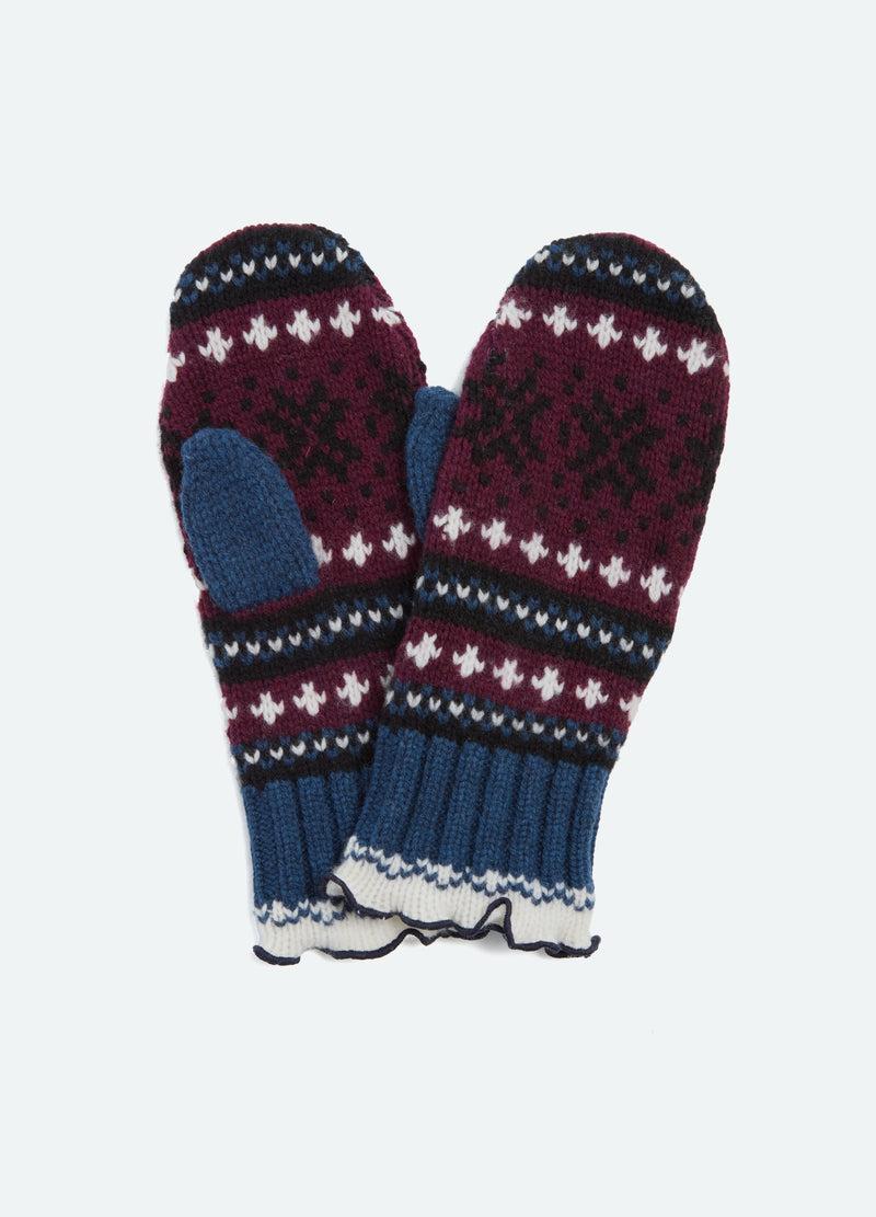sea new york Linea Mittens Burgundy