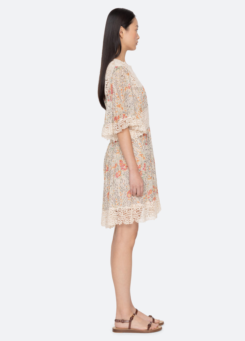 Sea New York Luisa Dress Cream
