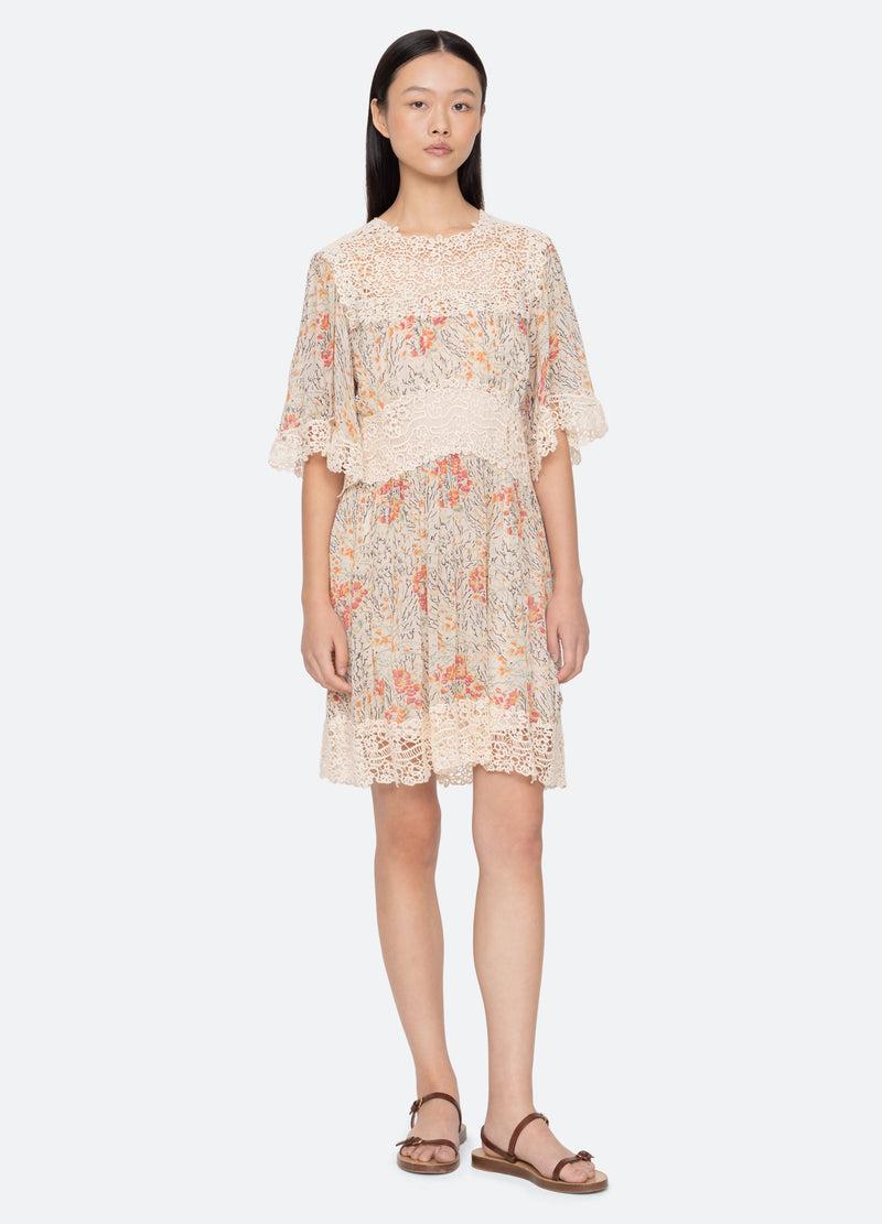 sea new york Luisa Dress Cream
