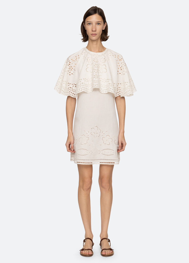 Sea New York Lula Mini Dress White