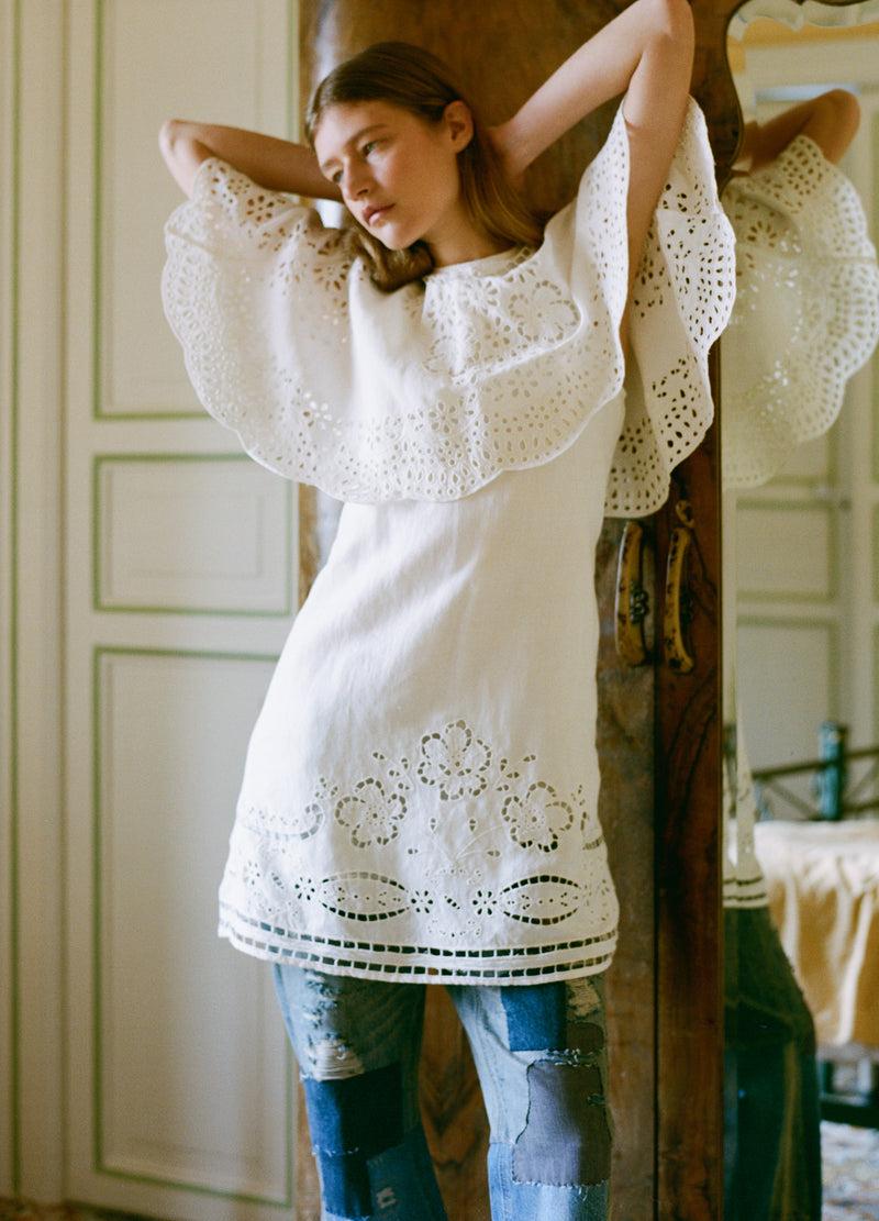 sea new york Lula Mini Dress White