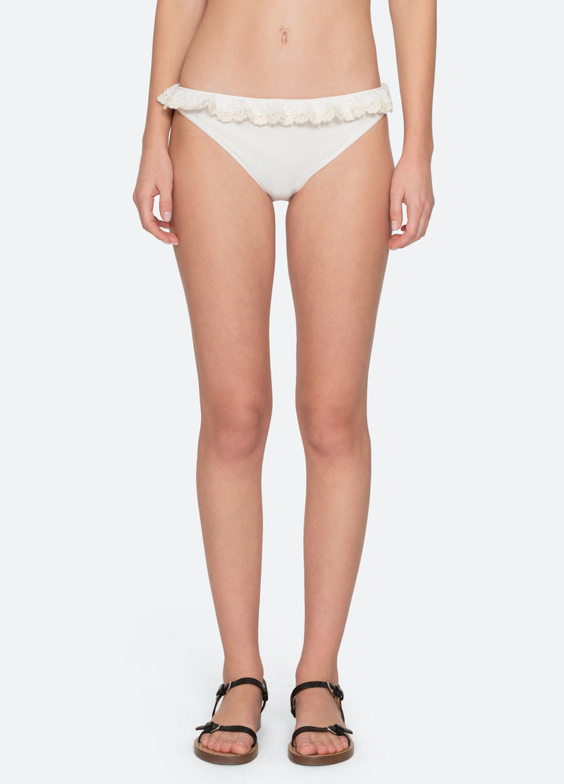 sea new york Madelyn Bikini Bottom White