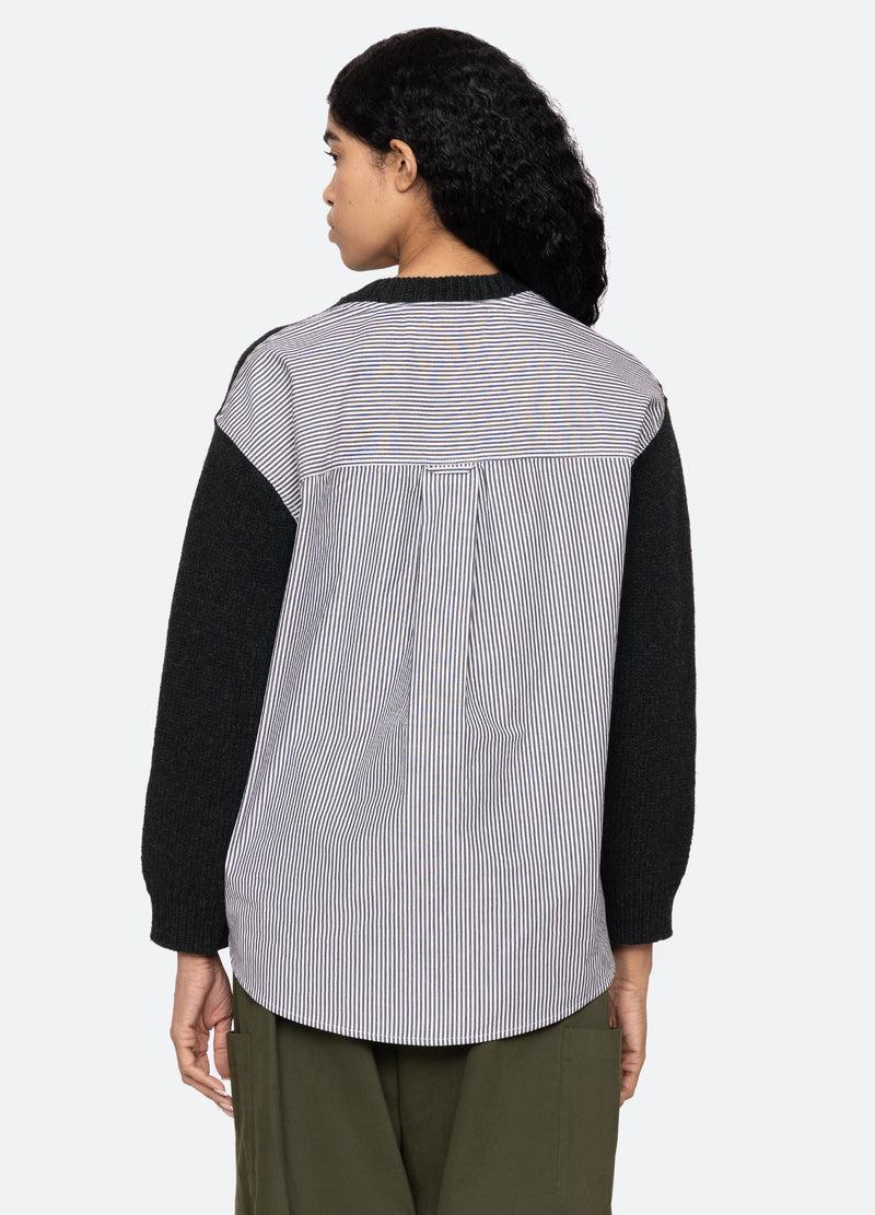 Sea New York Mallory V-Neck Sweater Forest