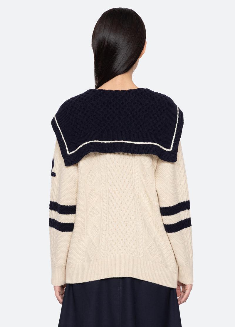 Sea New York Maren Cardigan Cream