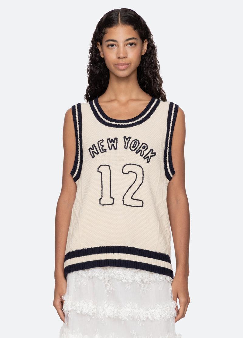 Sea New York Maren Vest Cream