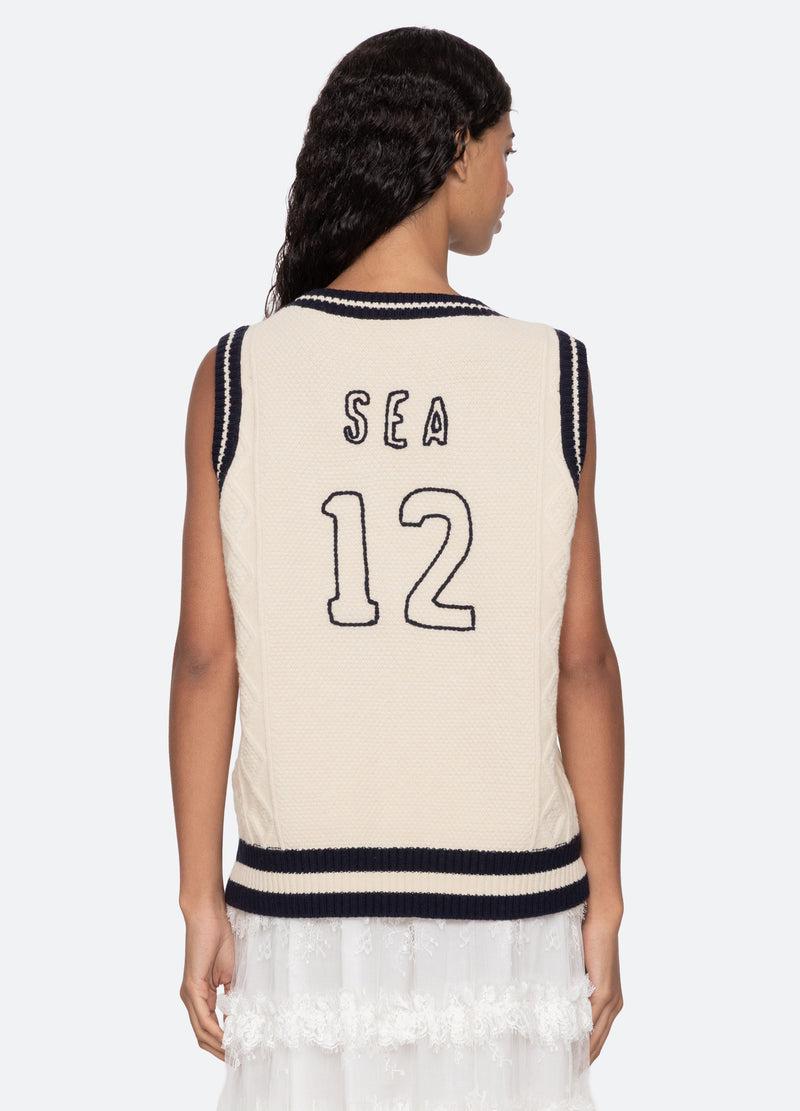 Sea New York Maren Vest Cream