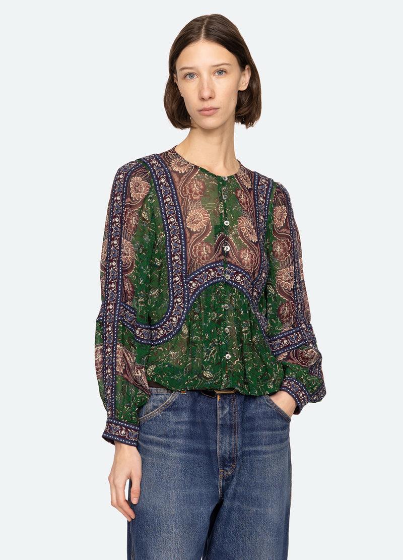 sea new york Melba Top Green