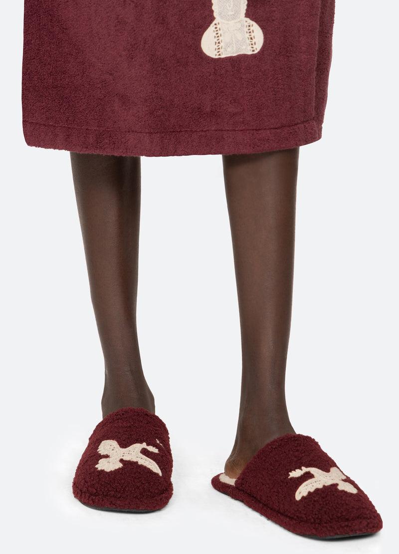 Sea New York Mika Slippers Burgundy