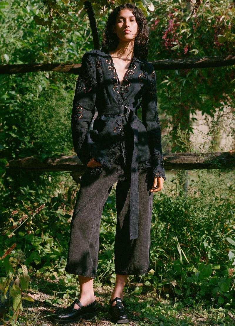 sea new york Oli Cropped Jeans Black