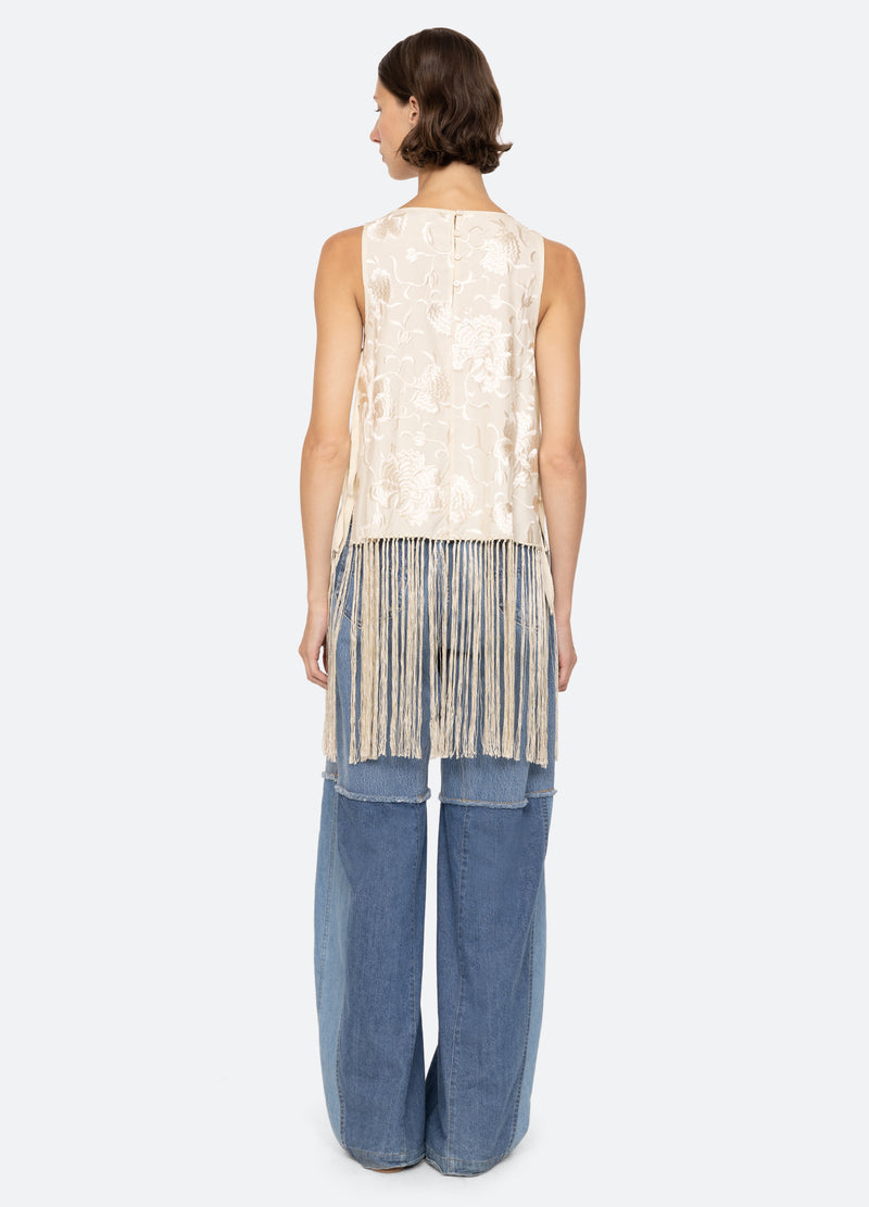 Sea New York Priscilla Vest Cream