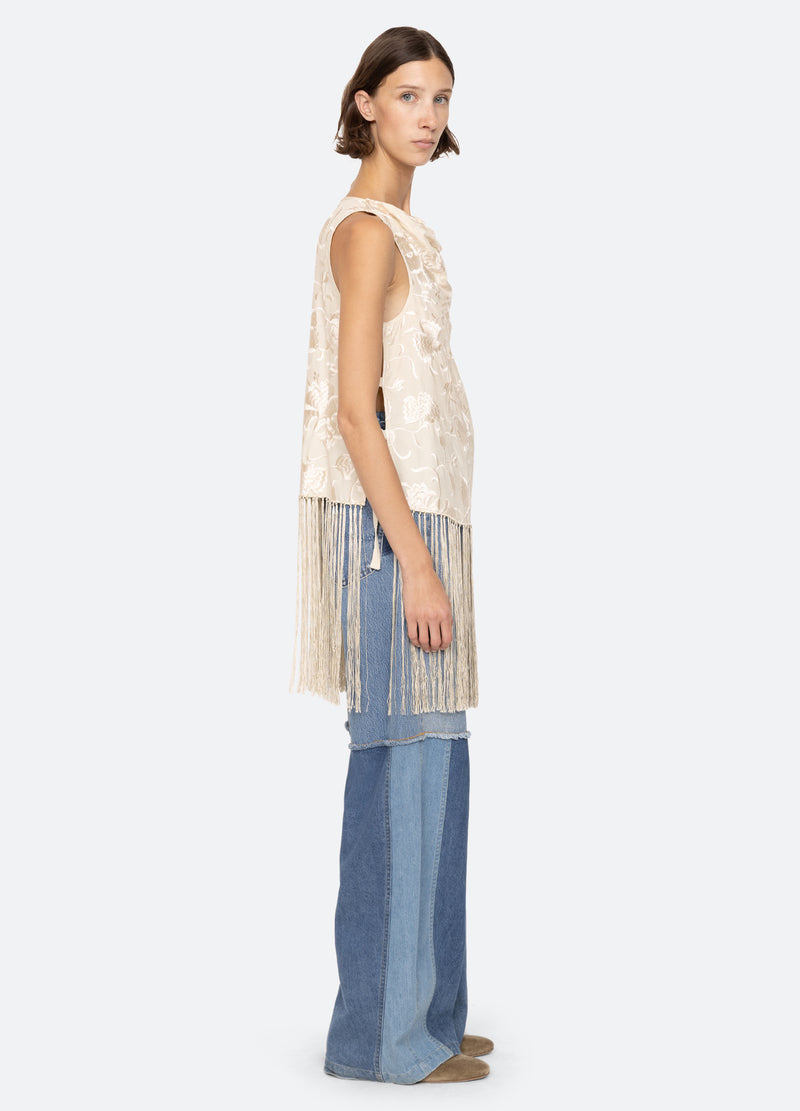 Sea New York Priscilla Vest Cream