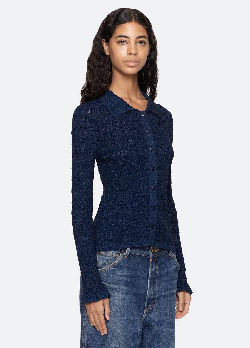 Sea New York Ruby Cardigan Navy