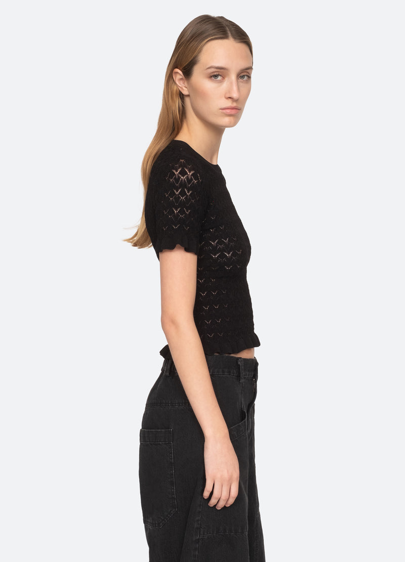 Sea New York Rue S/S Sweater Black