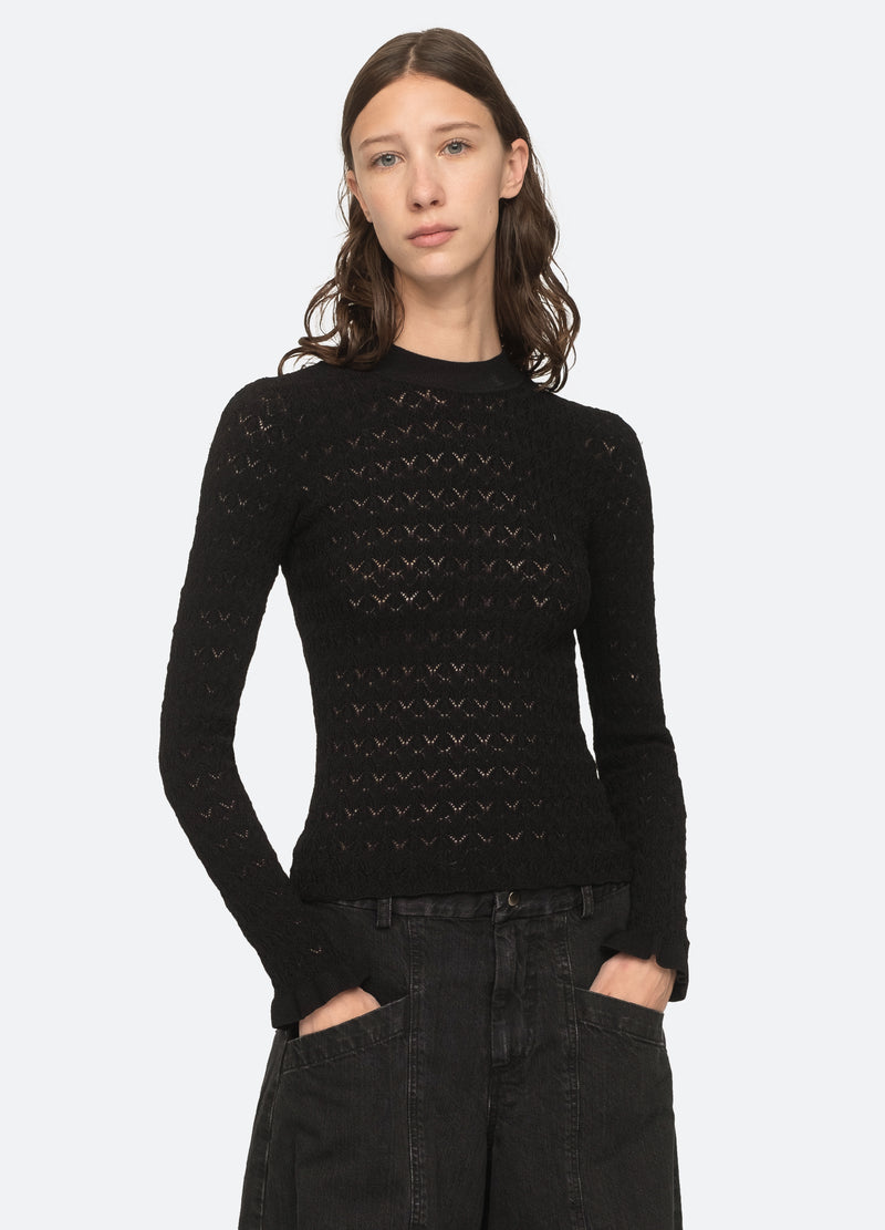 sea new york Rue Sweater Black