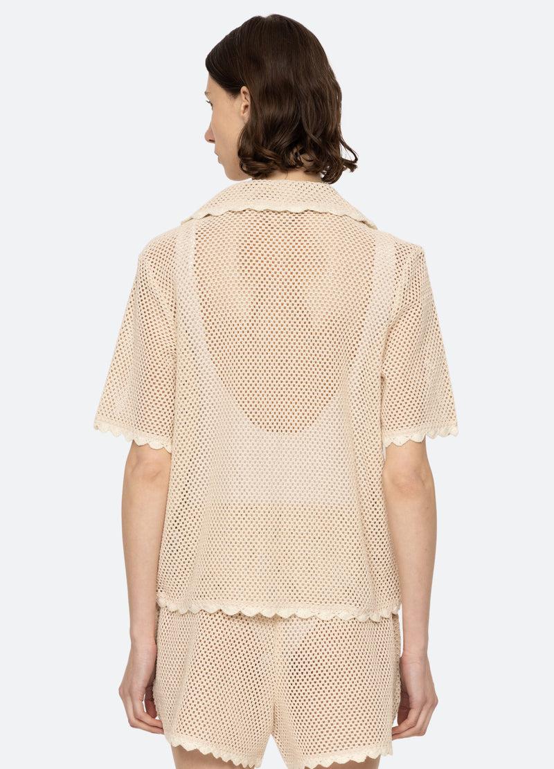 Sea New York Sally Shirt Coverup Tan