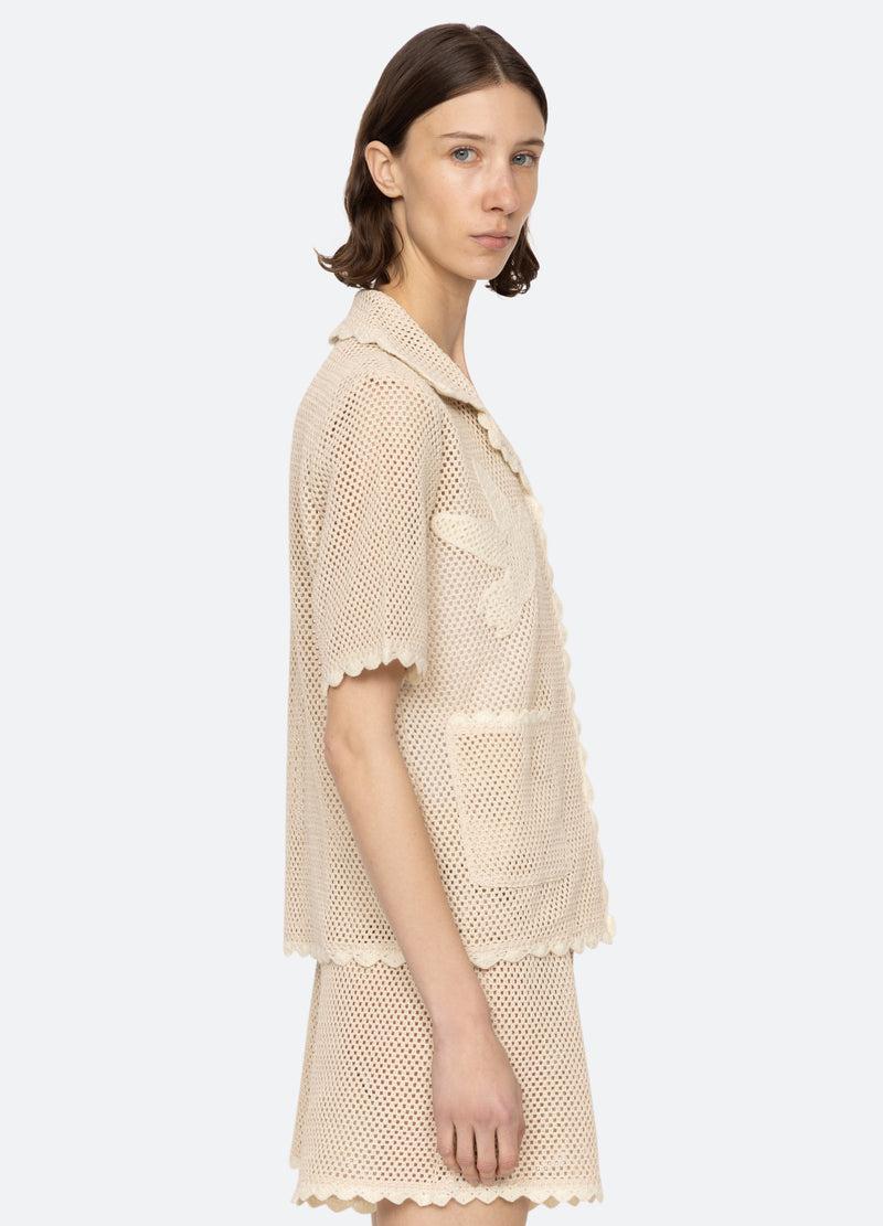 Sea New York Sally Shirt Coverup Tan