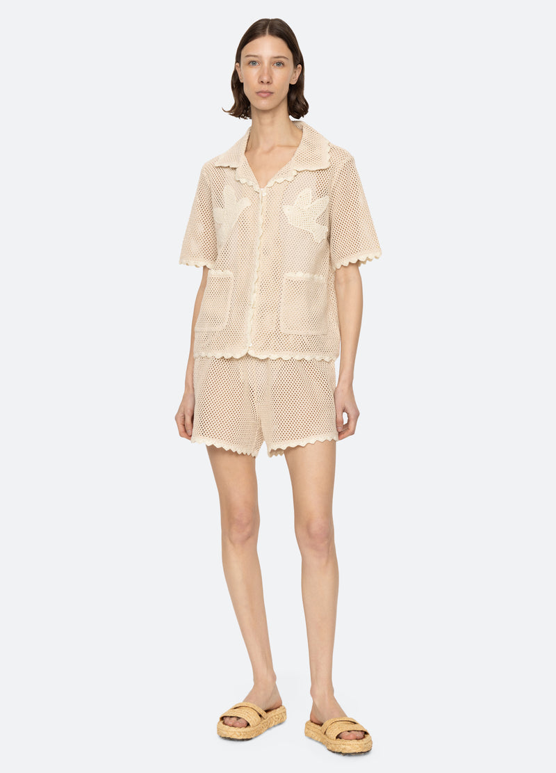Sea New York Sally Shorts Coverup Tan