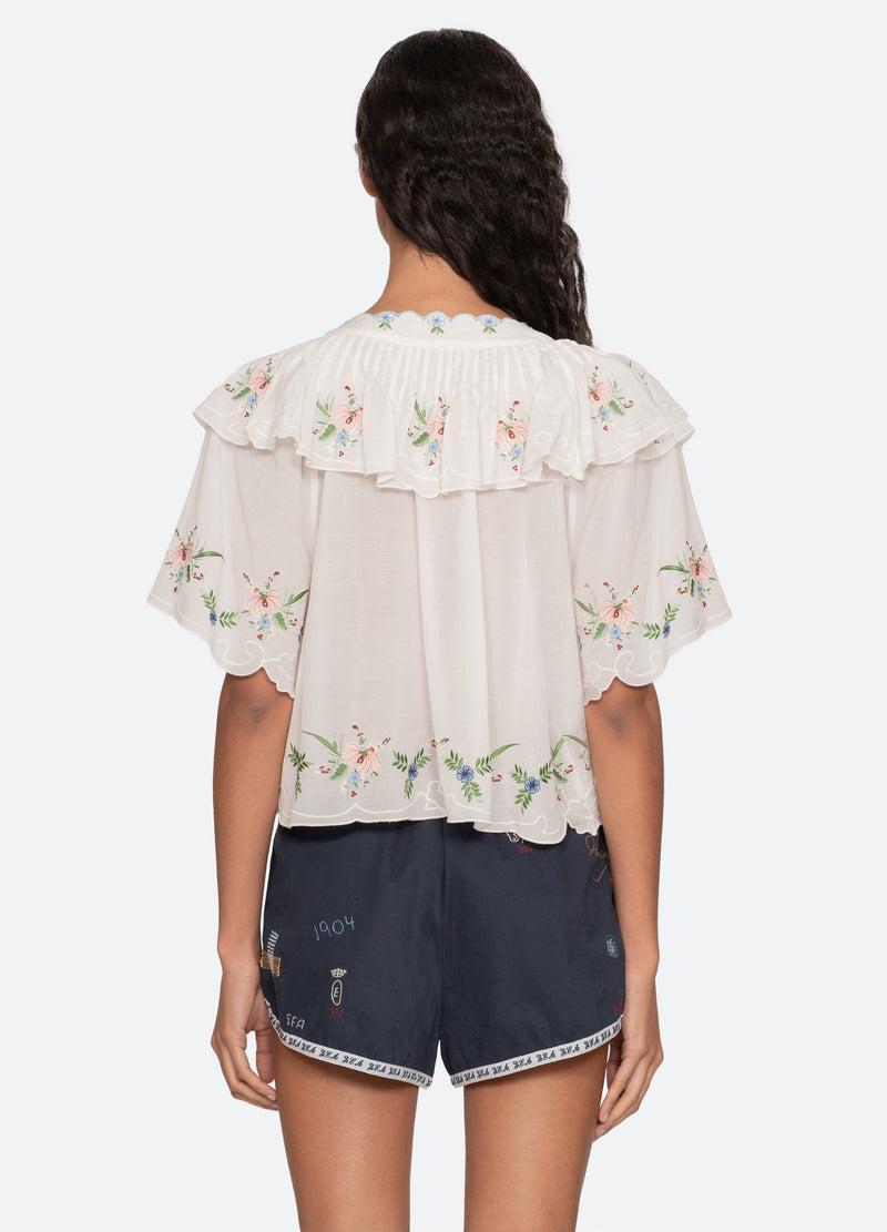 Sea New York Serafina S/S Top Cream