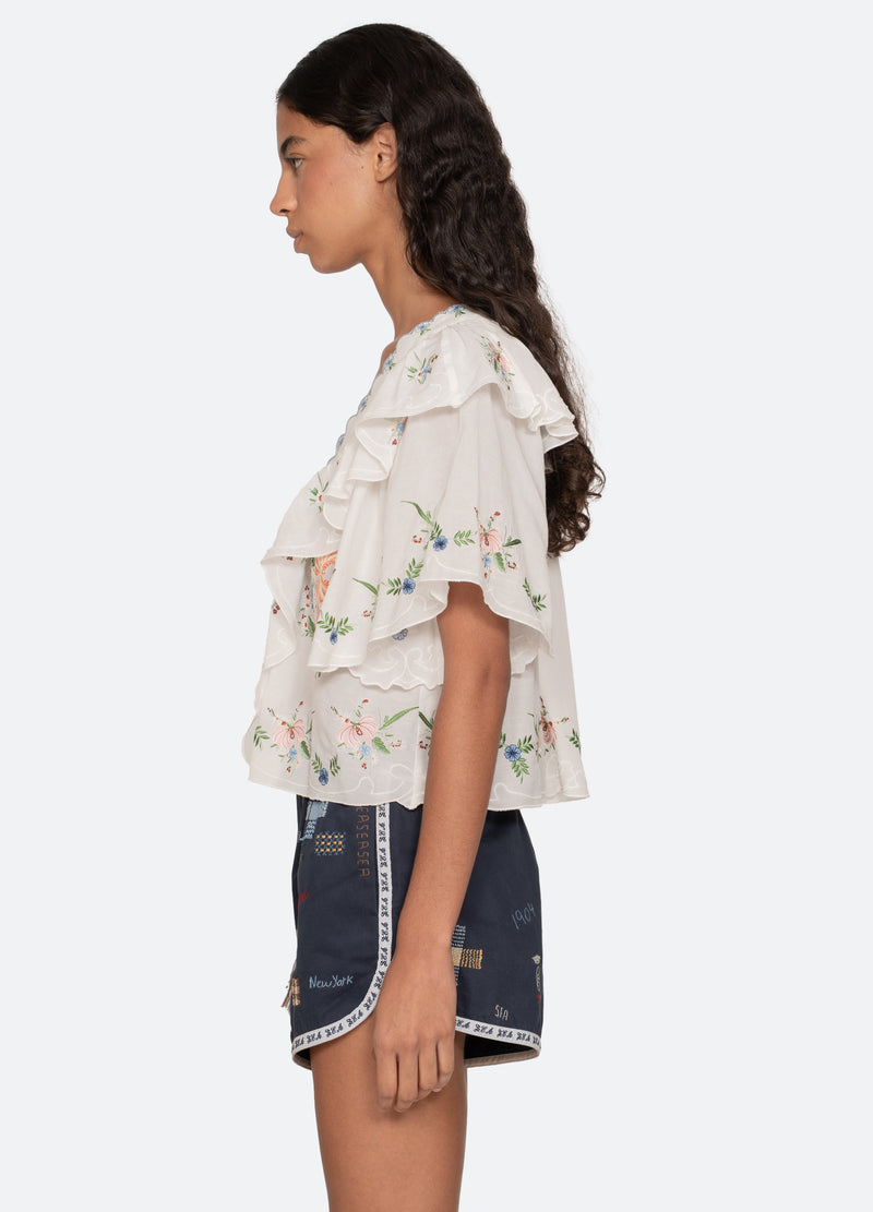 Sea New York Serafina S/S Top Cream