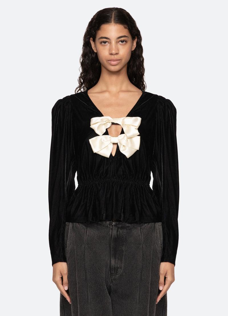 sea new york Seraphine Top Black