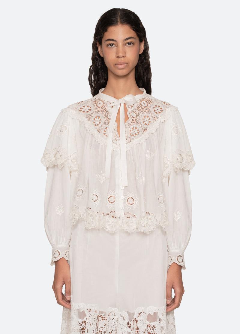 Sea New York Sofia L/S Top Cream