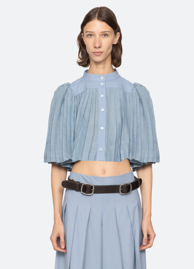 Sea New York Solene S/S Top Blue