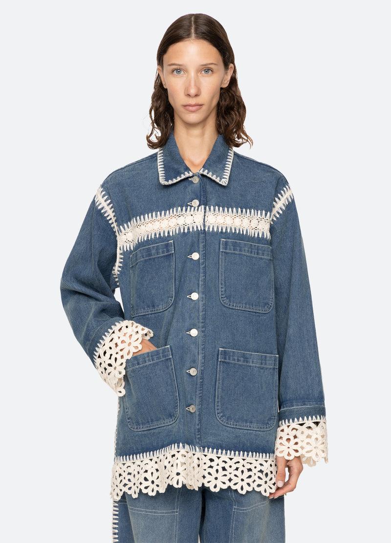 Sea New York Stasia Jacket Blue