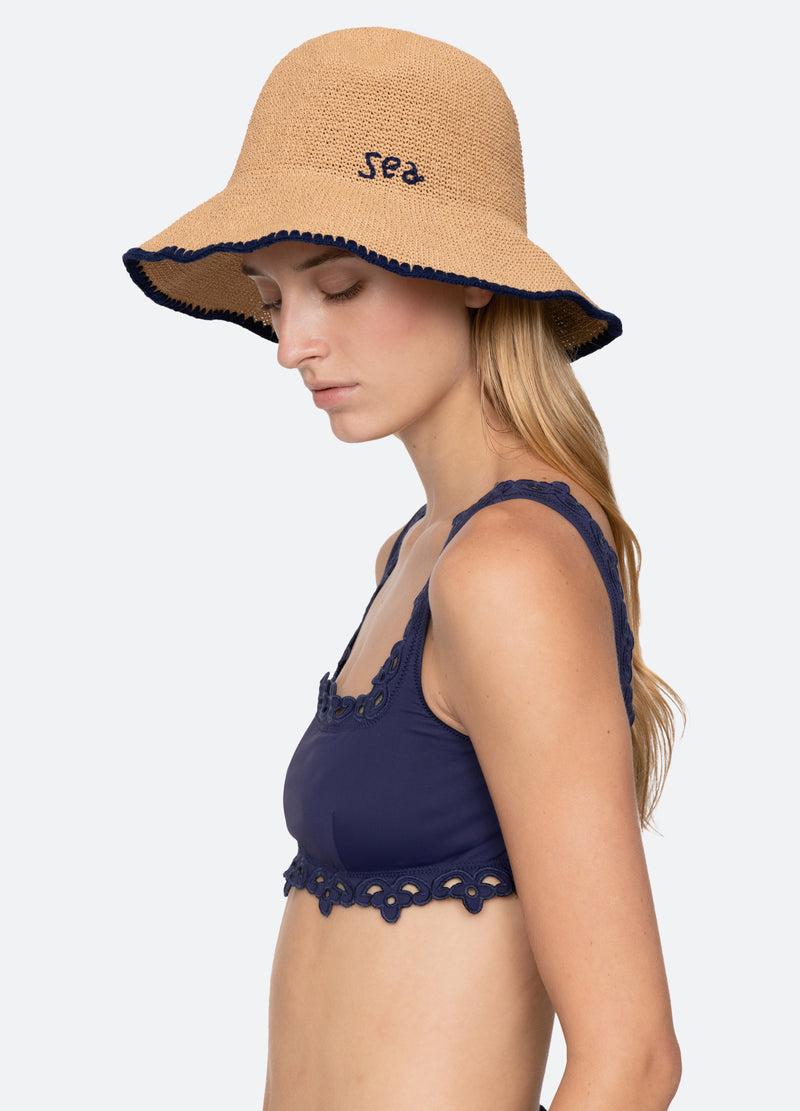 Sea New York Straw Hat Tan