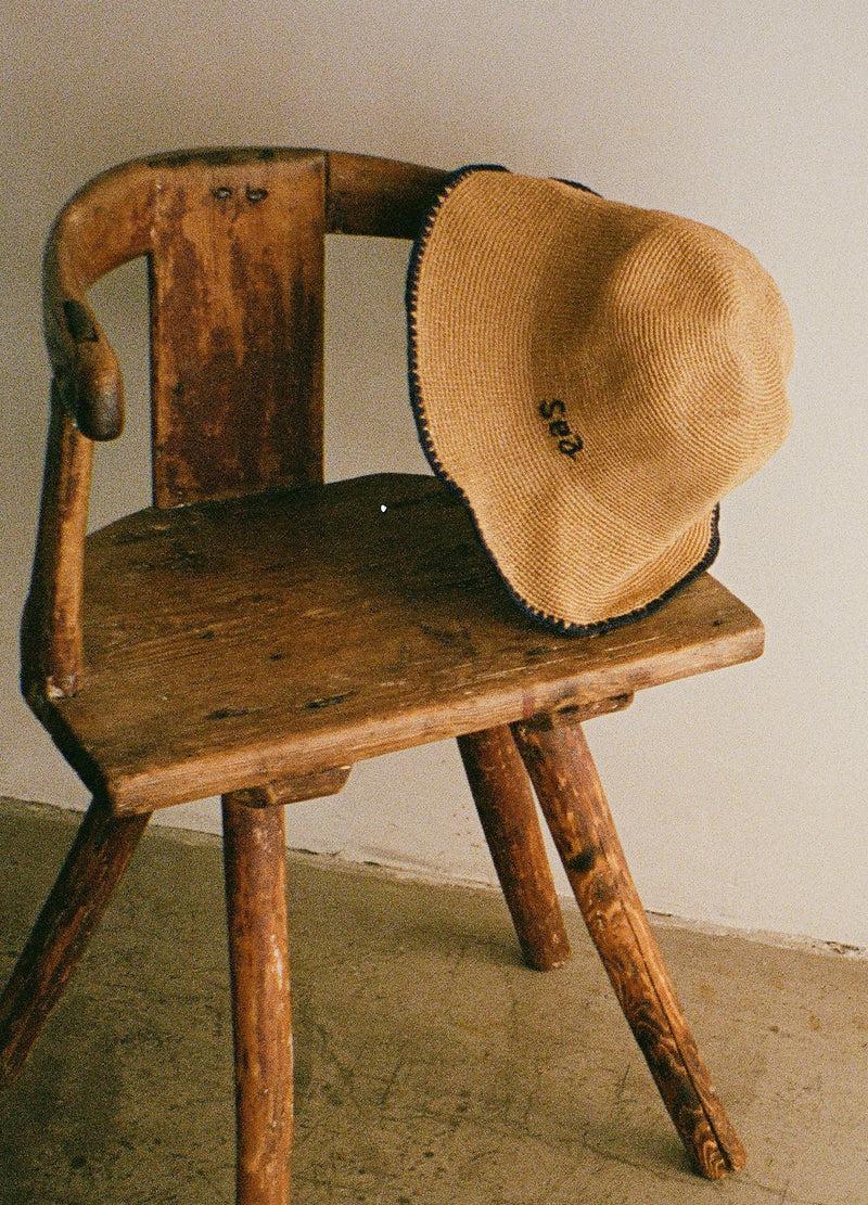 sea new york Straw Hat Tan
