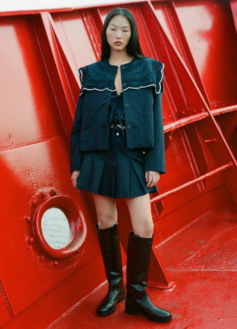 Sea New York Suzette Skirt Navy