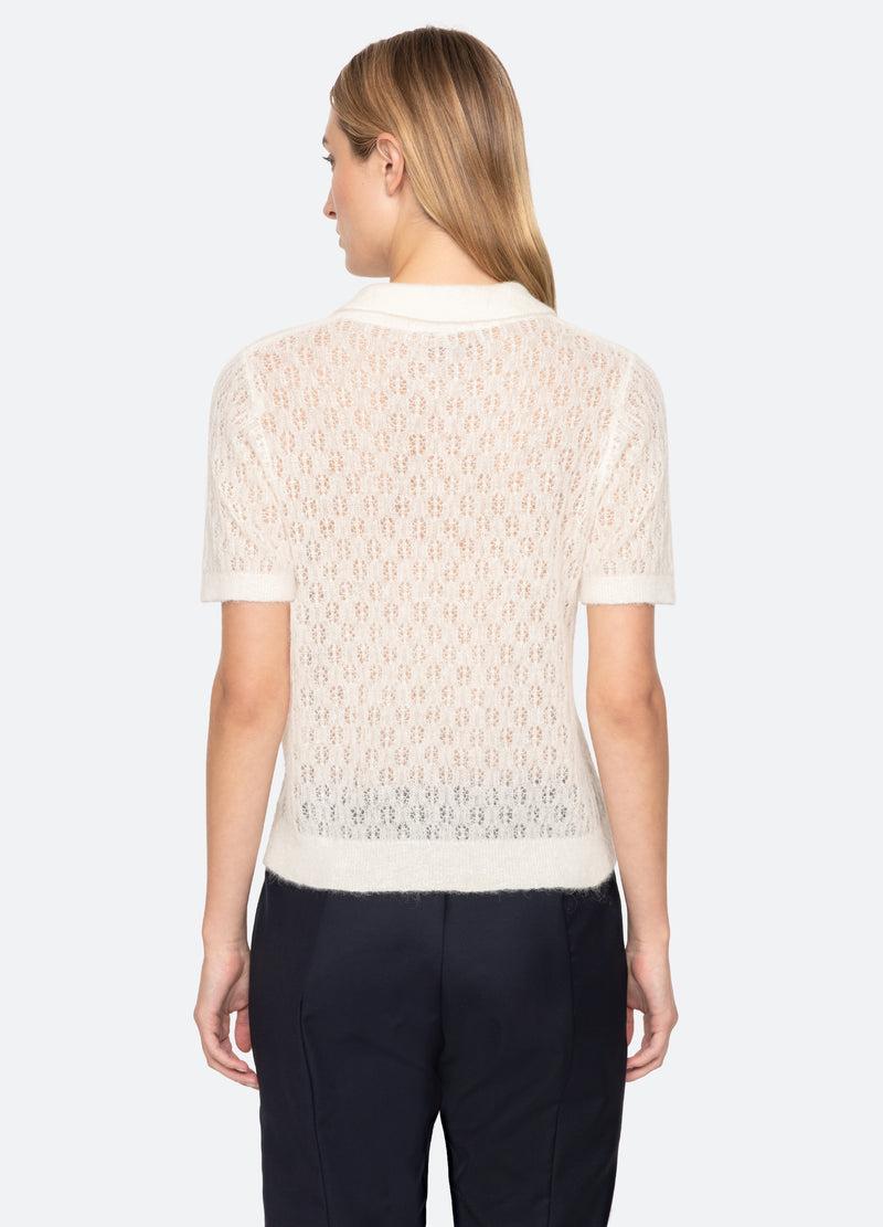 Sea New York Teagan S/S Sweater Cream