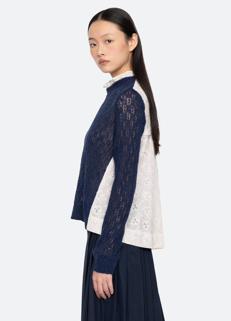 Sea New York Teagan Sweater Navy