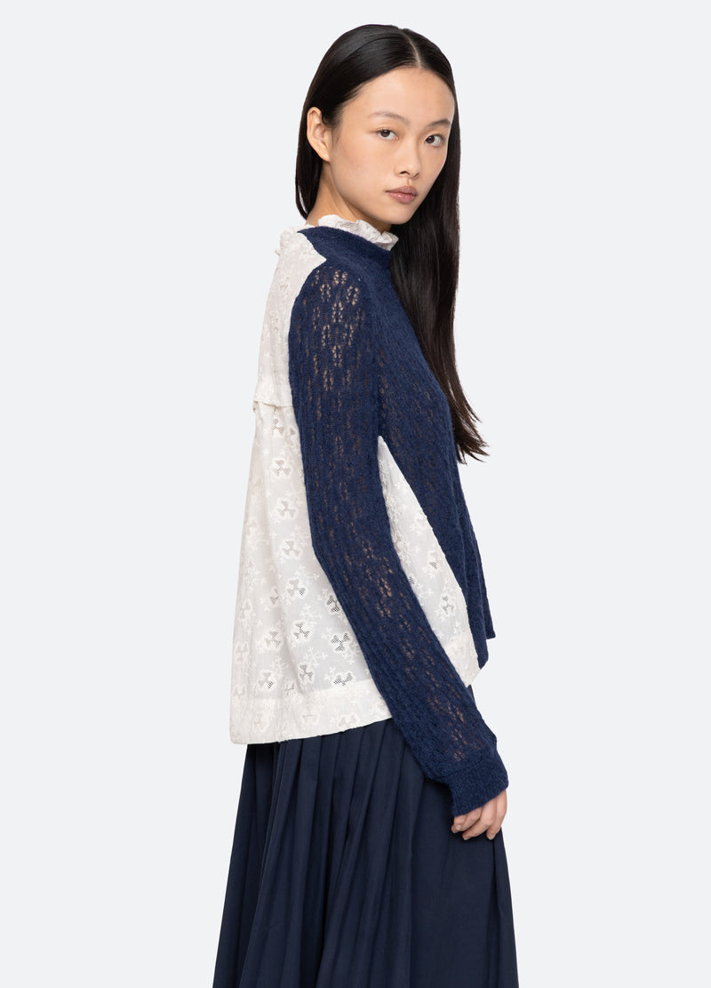 sea new york Teagan Sweater Navy