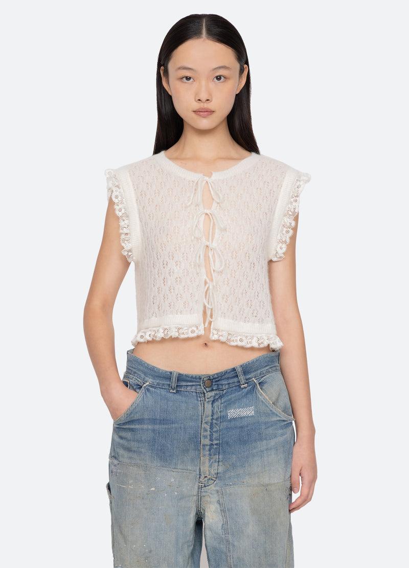 Sea New York Teagan Vest Cream