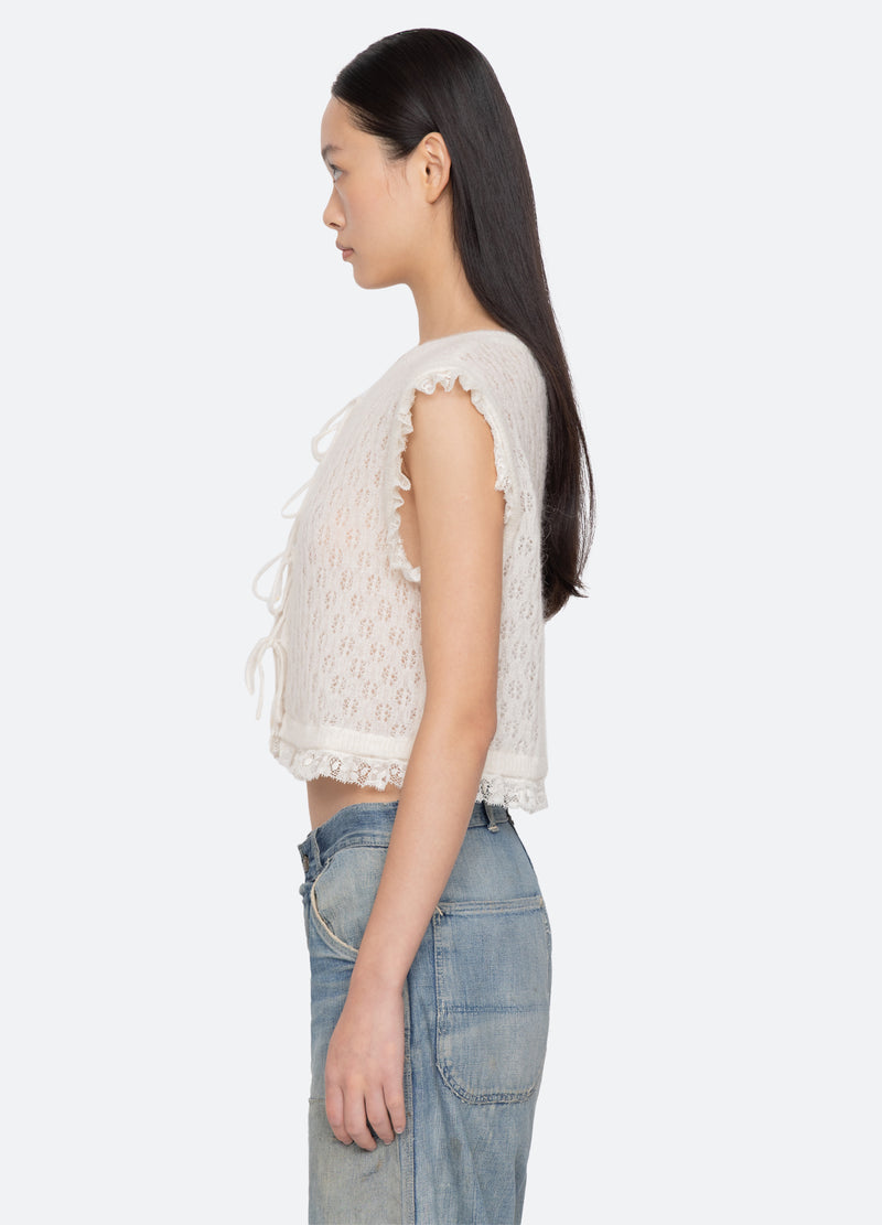 Sea New York Teagan Vest Cream