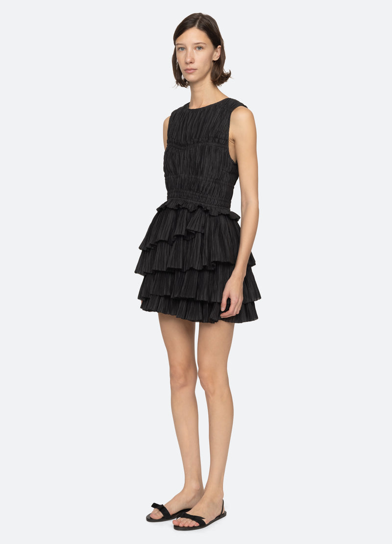 Sea New York Thalia Mini Dress Black