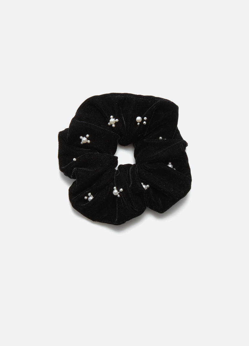 Sea New York Velvet Scrunchie Black